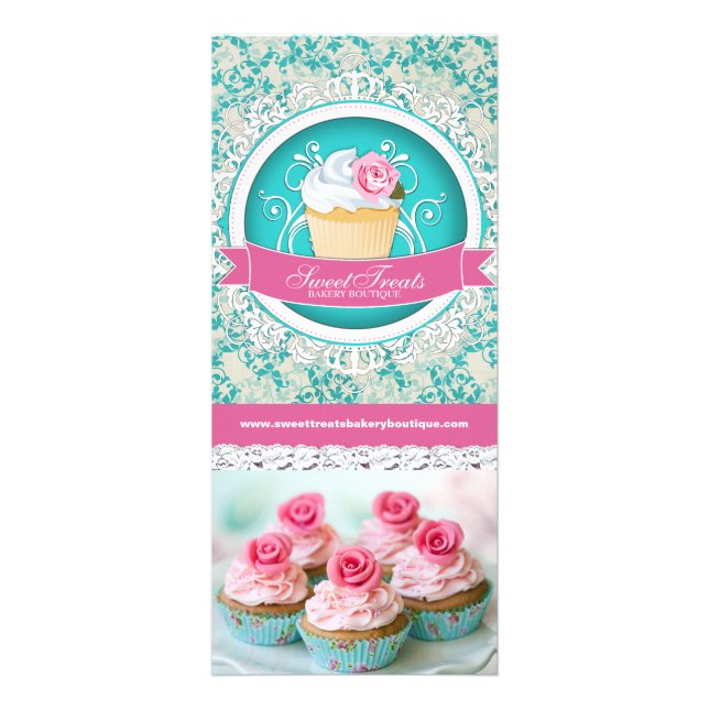 Carte de bâti de boutique Cupcake personnalisable (Devant)