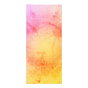 Carte de bâti en marbre d'aquarelle coucher de sol