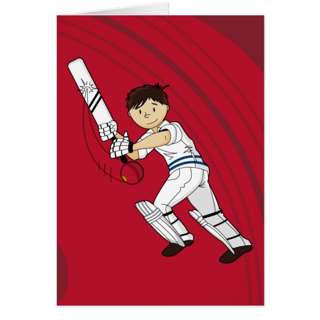 Carte de batteur de cricket (Devant)