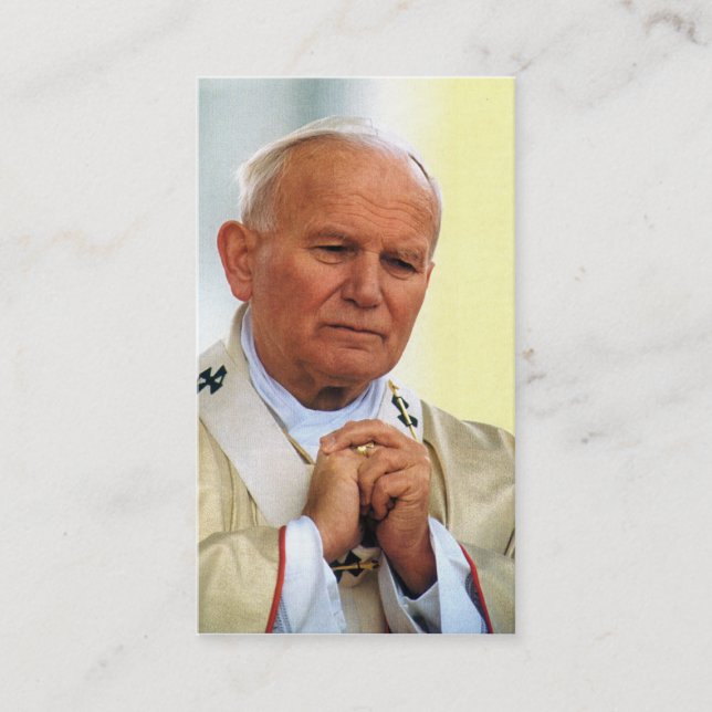 Carte de béatification Jean-Paul II (Devant)