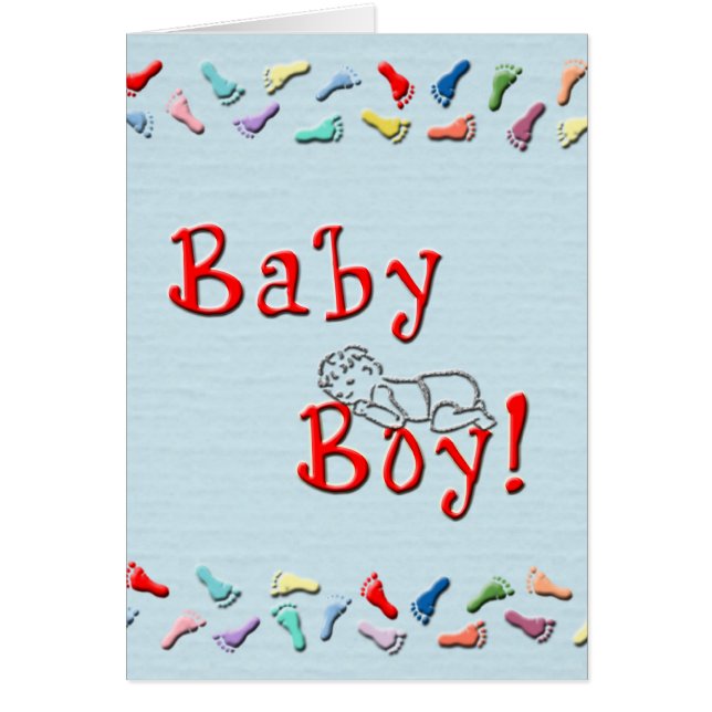 Carte de bébé (Devant)