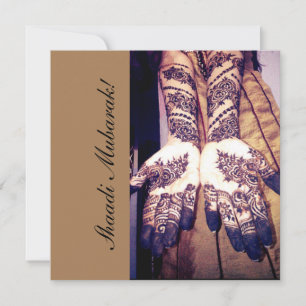 Carte De belles mains nuptiales !