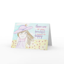 Carte de belles raisons de la série Ellie