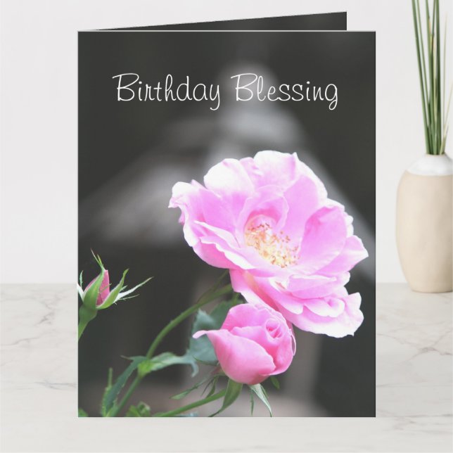 Carte de Bénédiction d'anniversaire (Devant)