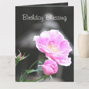 Carte de Bénédiction d'anniversaire