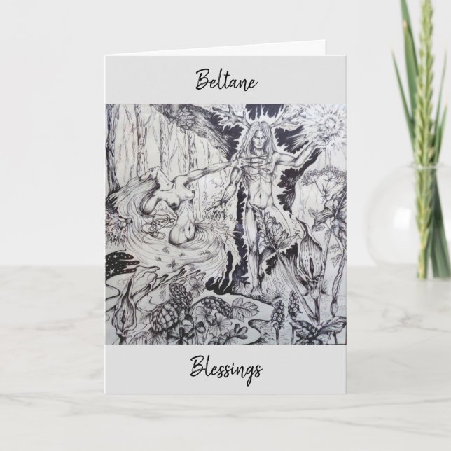 Carte de bénédiction de Beltane (Devant)
