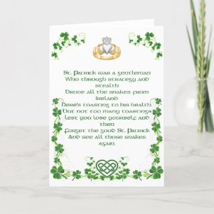 Carte de Bénédiction irlandaise de Irlande Option 