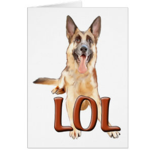 Carte de berger allemand Bithday