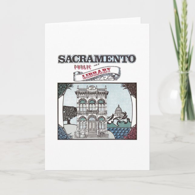Carte de bibliothèque publique de Sacramento (Devant)