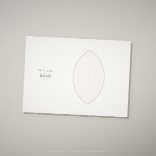 Carte de bien-être de géométrie sacrée · vous êtes