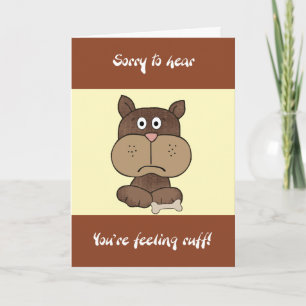 Carte de bien-être pour chien Brown