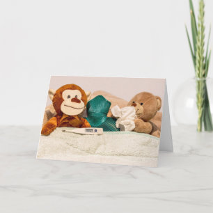 Carte de bien-être pour l'ours et ma clé farcie fa
