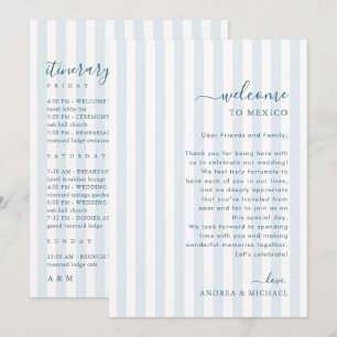 Carte de bienvenue et d'itinéraire de mariage à ra