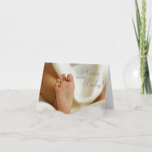 Carte de bienvenue pour nouveau-né