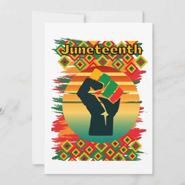Carte de billet Junetdix Black Pride Freedom (Devant)