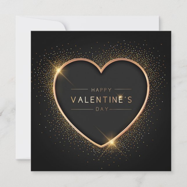 Carte de billet pour la Saint-Valentin (Devant)