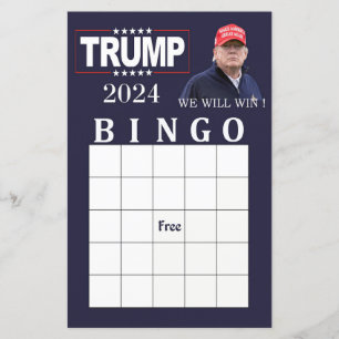Carte de bingo Donald Trump