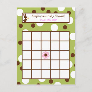 Carte de Bingo écrite amis Bunny