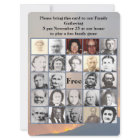 Carte de Bingo famille Coucher de soleil orange et