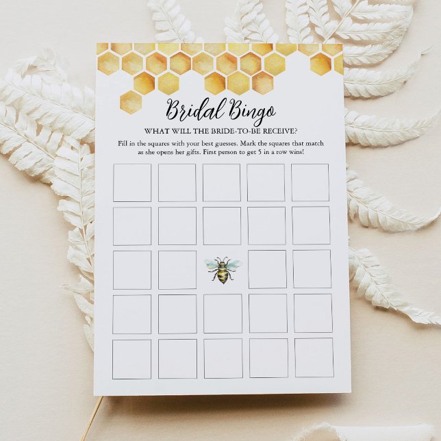 Carte de bingo pour abeilles CALLA Honeycomb (Créateur téléchargé)
