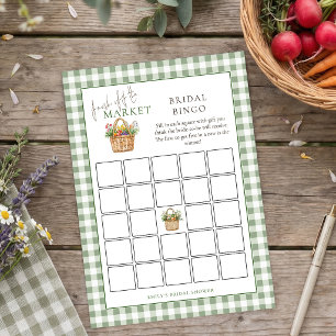 Carte de bingo pour enterrement de vie de jeune fi