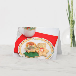 Carte de biscuit de Noël