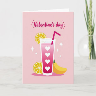 Carte de Boisson Douce pour la Saint-Valentin