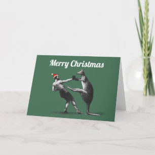 Carte de boîte de Noël