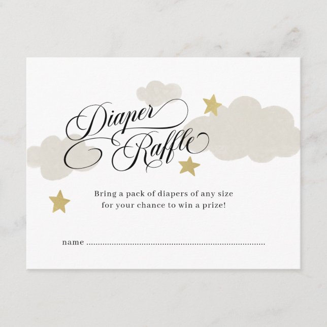 Carte de boîtier Baby shower de rabat (Devant)