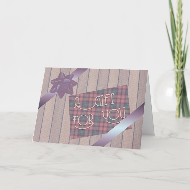 Carte de boîtier cadeau (Devant)