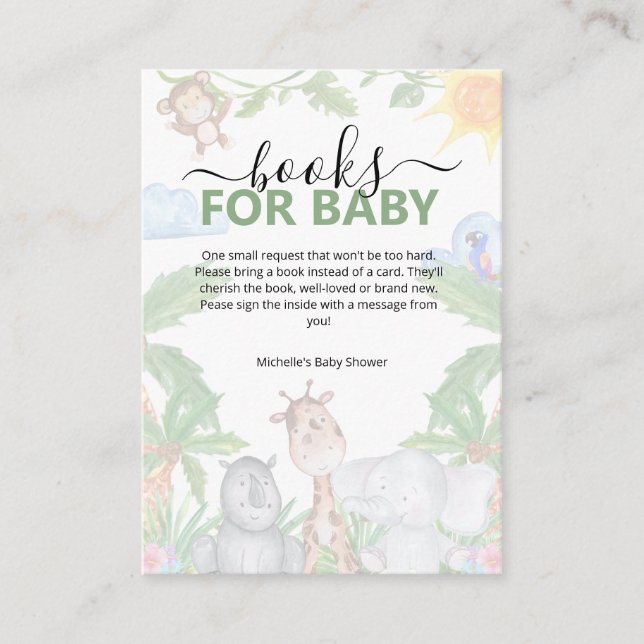 Carte de boîtier de Baby shower Wild One (Devant)