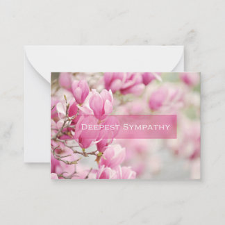 Carte de boîtier de couleur rose Magnolia