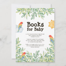 Carte de boîtier de demande de Baby shower d'oisea