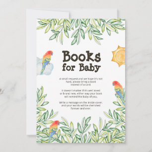 Carte de boîtier de demande de Baby shower d'oisea