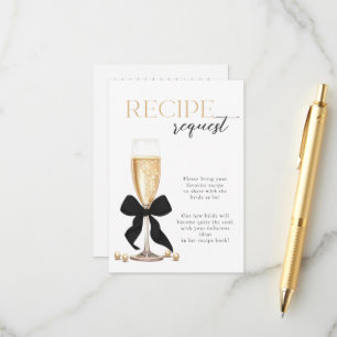 Carte de boîtier de la recette nuptiale Pearls & P