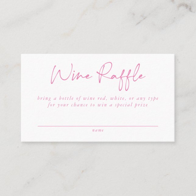 Carte de boîtier de raffe à vin (Devant)