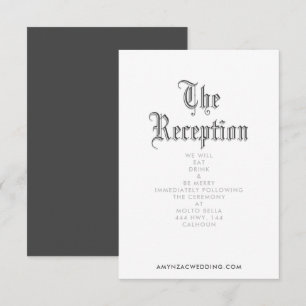 Carte de boîtier de réception Blackletter