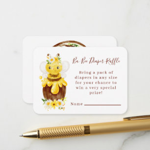 Carte de boîtier d'emballage Ba-Bee Diaper Raffle