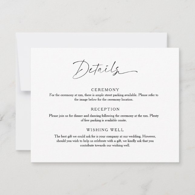 Carte de boîtier détaillée du Mariage de script mi (Devant)
