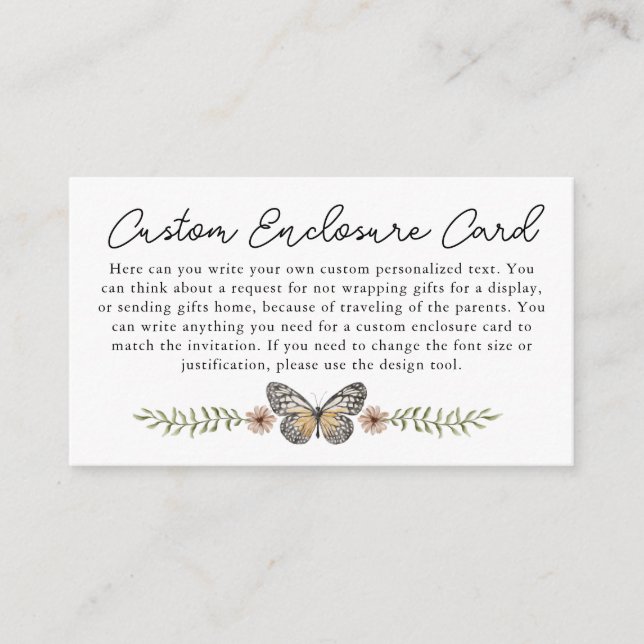 Carte de boîtier d'insertion personnalisée Fleur s (Devant)