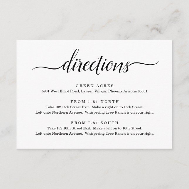 Carte de boîtier d'instructions - Simple (Devant)