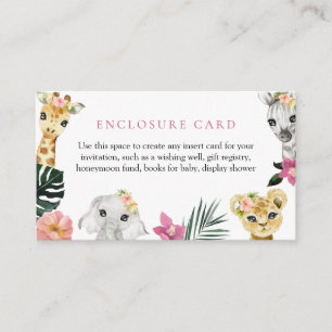 Carte de boîtier du Baby shower Little Wild One Ju