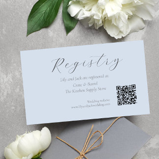 Carte de boîtier du registre des cadeaux du Mariag