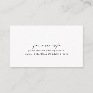 Carte de boîtier du site Web Mariage de script mod