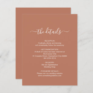 Carte de boîtier en terre cuite simple