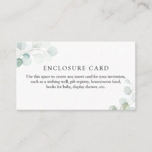 Carte de boîtier Eucalyptus Watercolor Simple