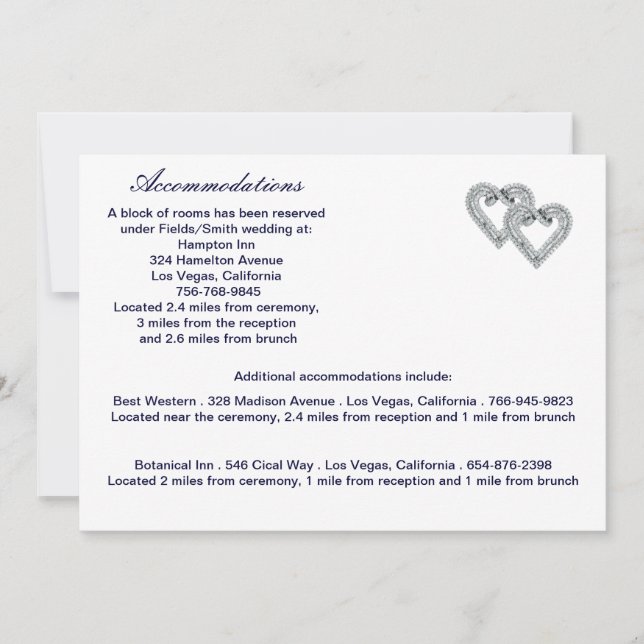 Carte de boîtier Ice Blue Hearts personnalisée (Devant)