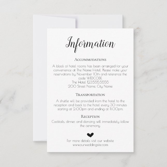 Carte de boîtier mariage (Devant)