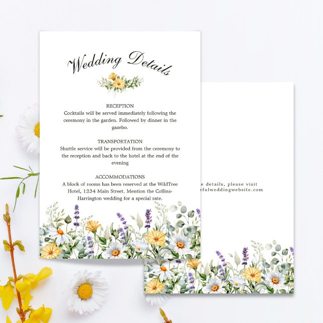 Carte de boîtier Mariage de fleurs d'aquarelle (Créateur téléchargé)