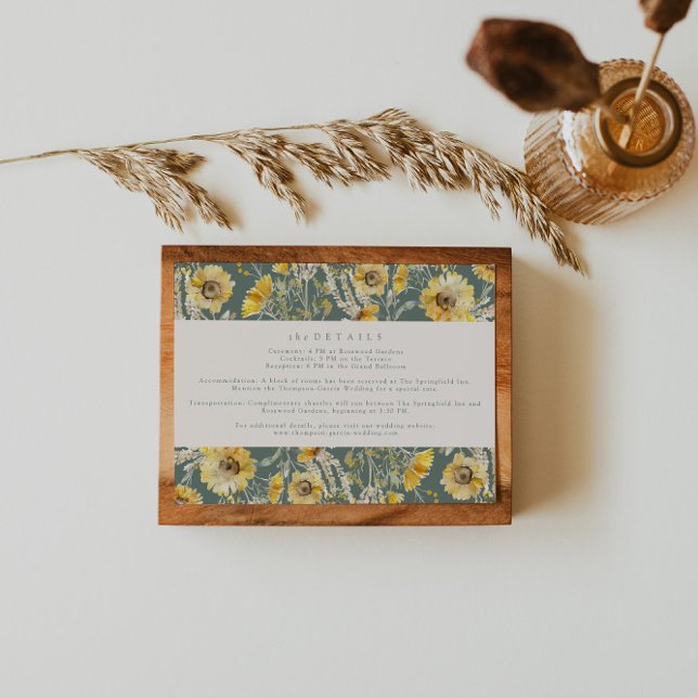 Carte de boîtier Mariage de tournesol (Créateur téléchargé)